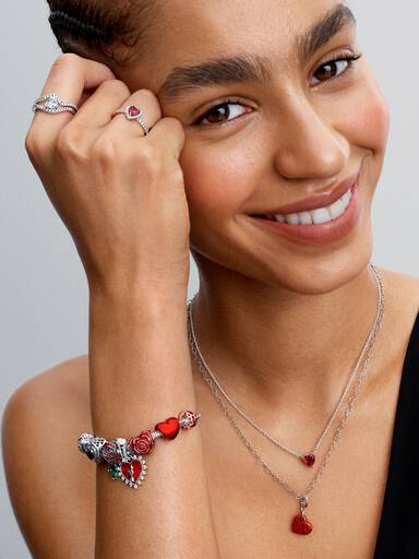 Charm Rosa Brillante en Flor