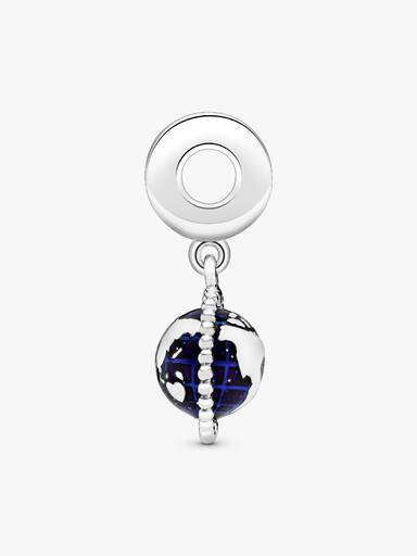 Charm colgante Globo giratorio