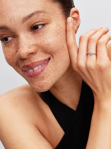 Anillo Estrella en pavé reluciente