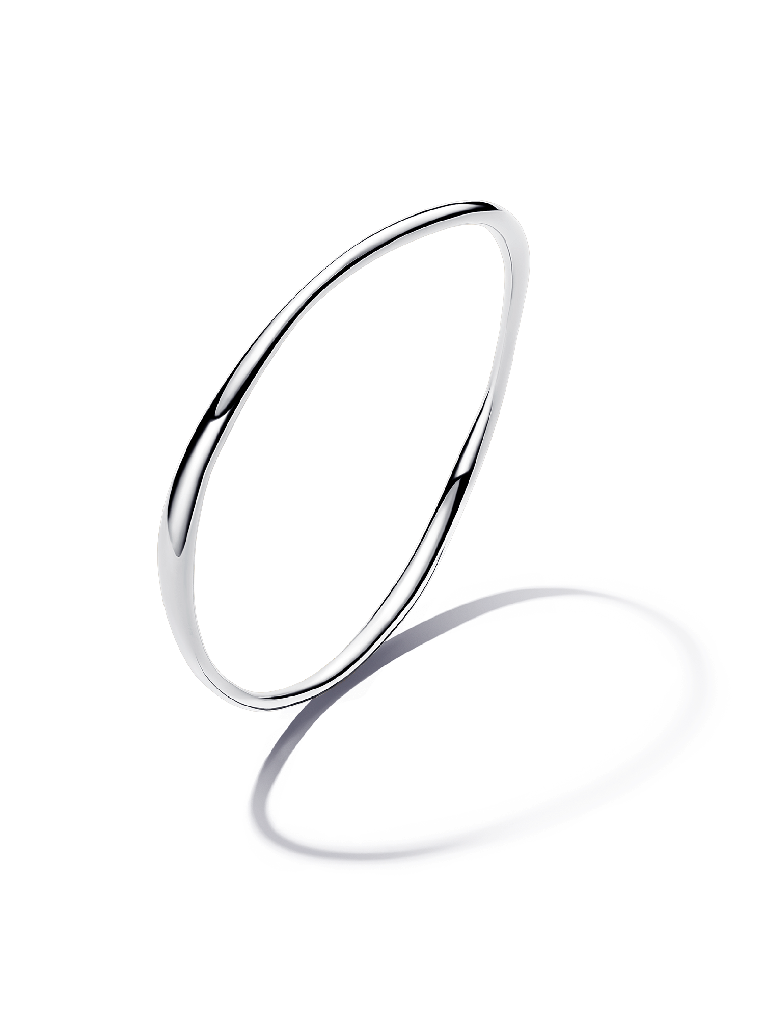 Brazalete rígido de forma orgánica