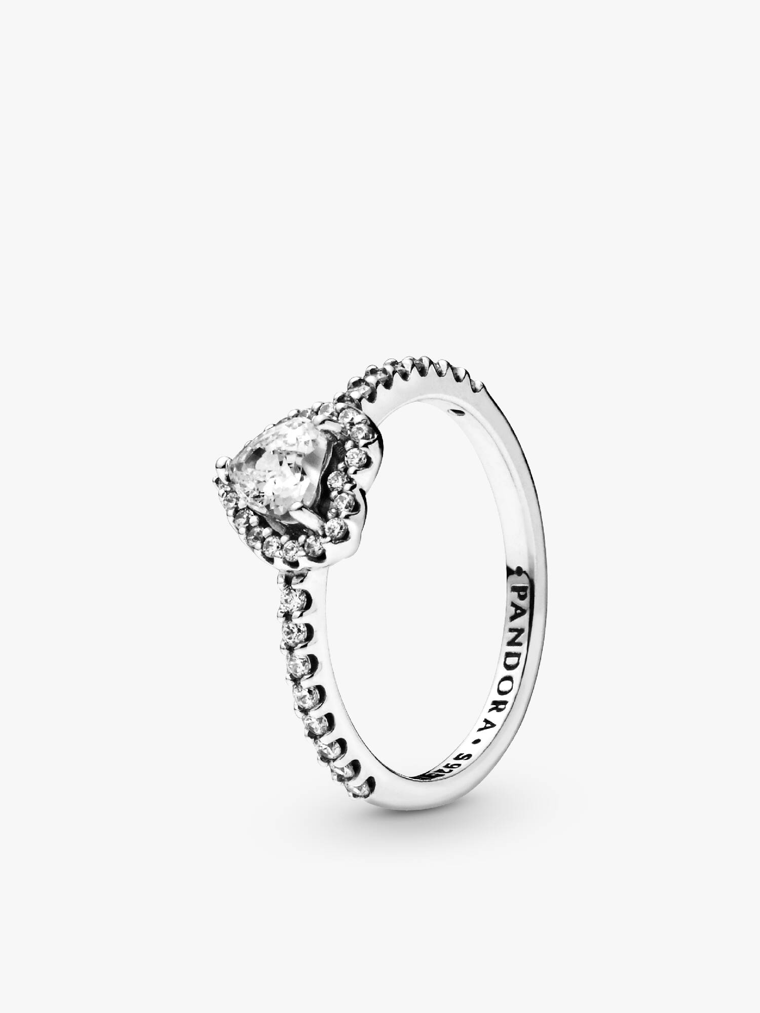 Anillo Corazón elevado