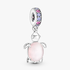 Charm colgante Tortuga de mar rosa de cristal Murano Charm colgante Tortuga de mar rosa de cristal Murano