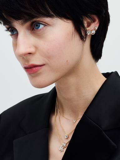Collar con Colgante Racimo Herbario Brillante