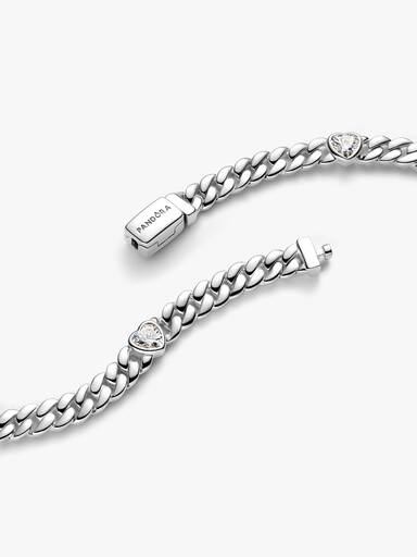 Brazalete de Cadena cubana Corazón