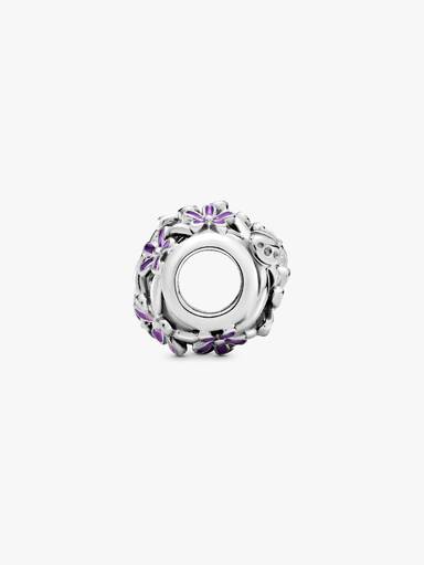 Charm calado Margarita morada