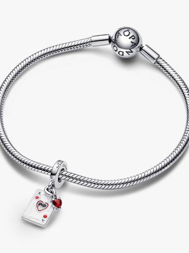 Charm Colgante Doble Reina de Corazones Villanos de Disney