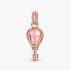 Charm colgante Globo aerostático Rosa resplandeciente. Charm colgante Globo aerostático Rosa resplandeciente.
