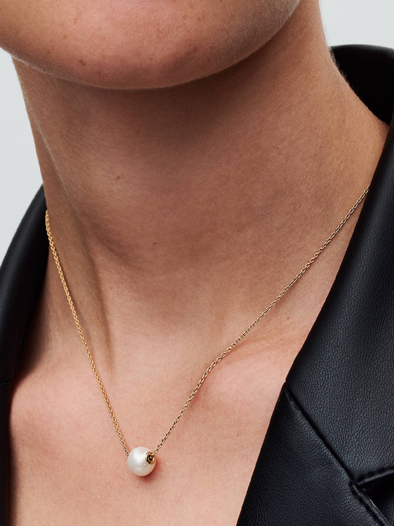 Collar Collier Perla Cultivada de Agua Dulce Tratada