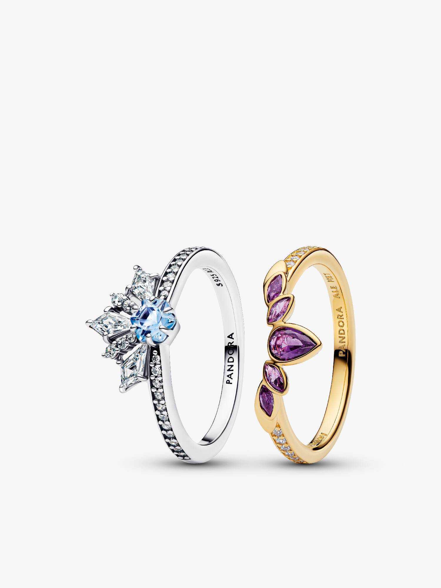 Set de anillos Reina Elsa y Princesa Anna de Disney Frozen