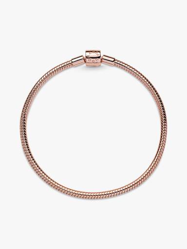 Brazalete cadena de serpiente Pandora Moments con broche de barril