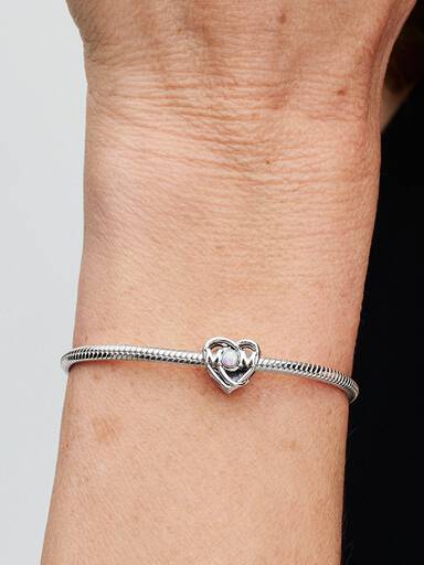 Charm calado Corazón y mamá