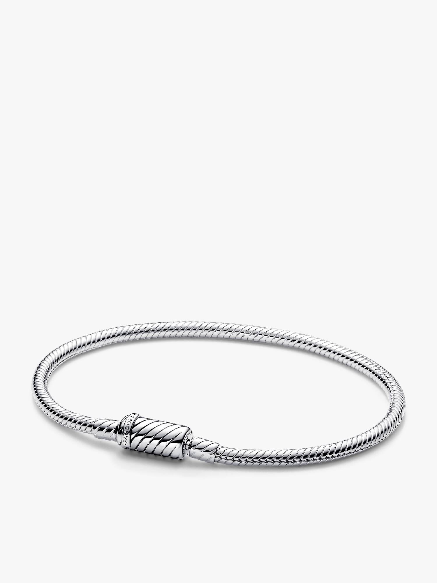 Brazalete de cadena de serpiente con broche magnético de fácil cierre