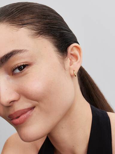 Aretes de aro Abrazo Redondo