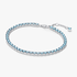 Brazalete de tenis azul claro reluciente Brazalete de tenis azul claro reluciente