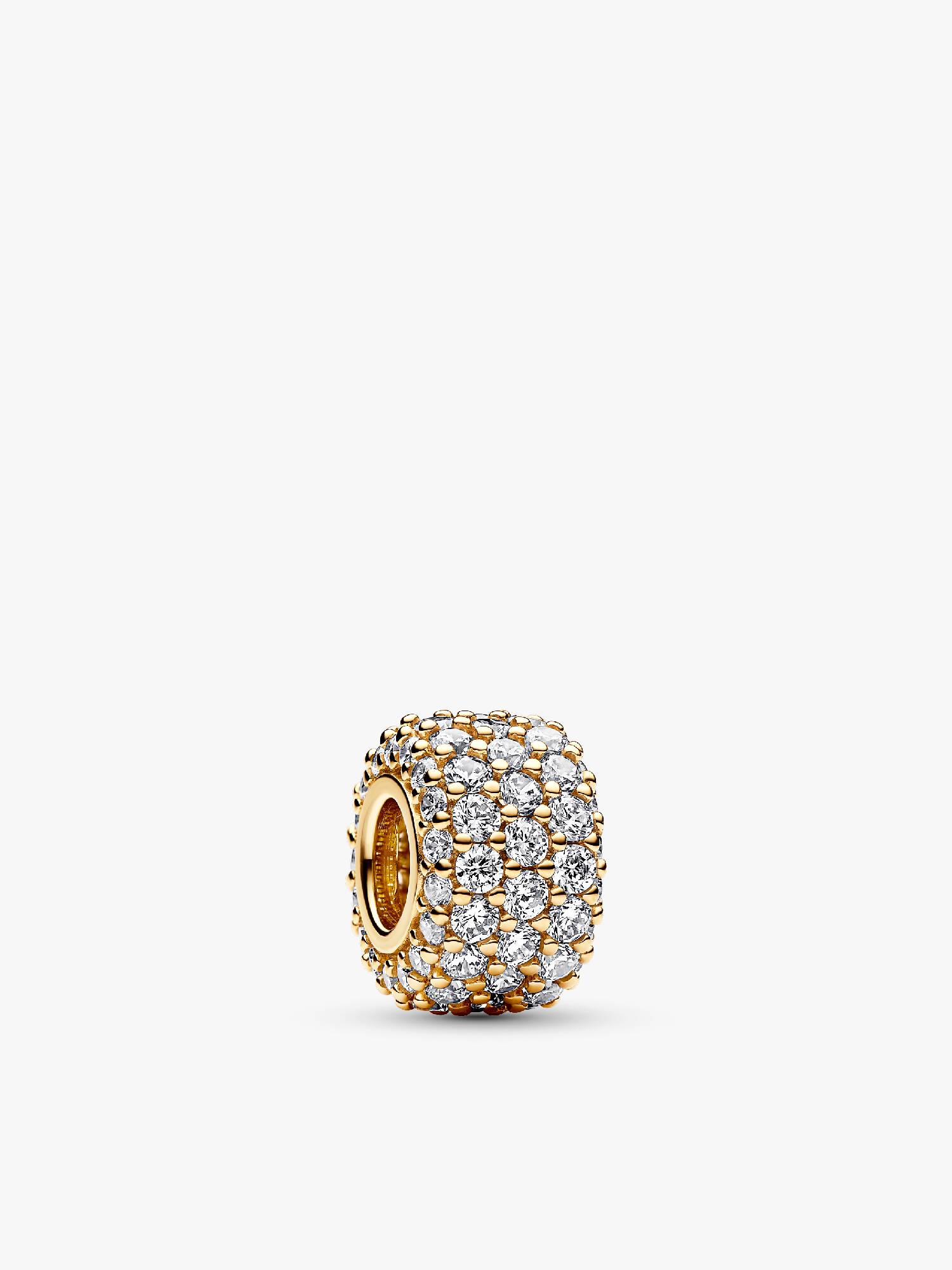 Charm Triple Fila de Brillante Pavé