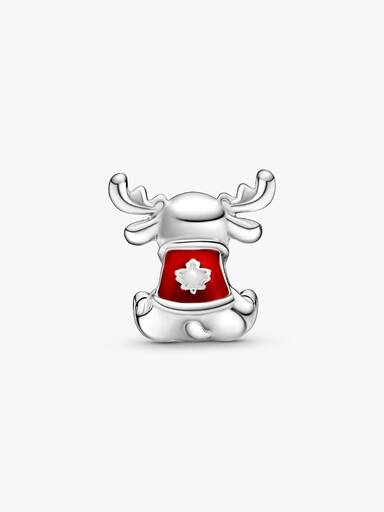 Charm Hoja de Arce y Alce de Canadá