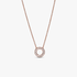 Collar collier Círculo de pavé con logotipo Pandora Collar collier Círculo de pavé con logotipo Pandora