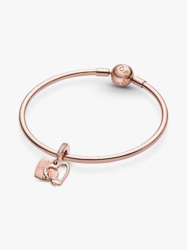 Charm colgante Corazón con infinito Te amo