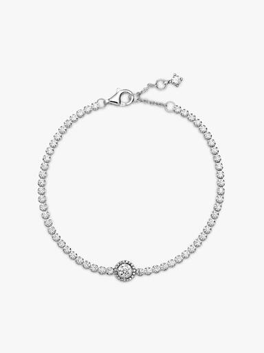 Brazalete de tenis Halo reluciente