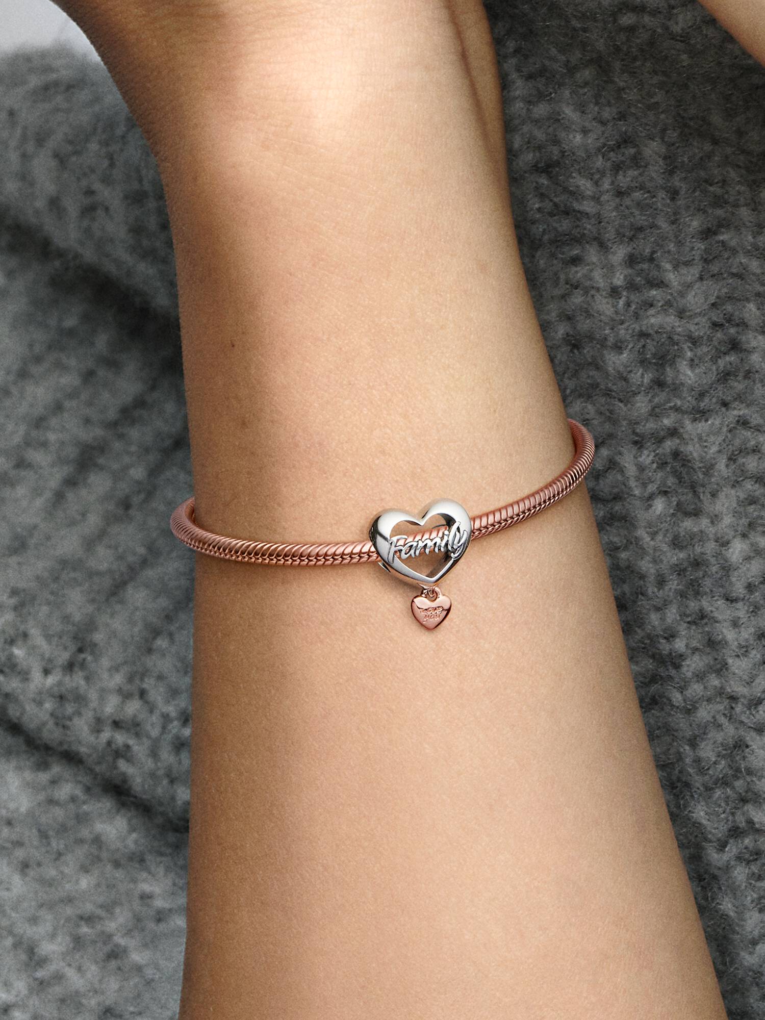 Charm Corazón de familia Te amo