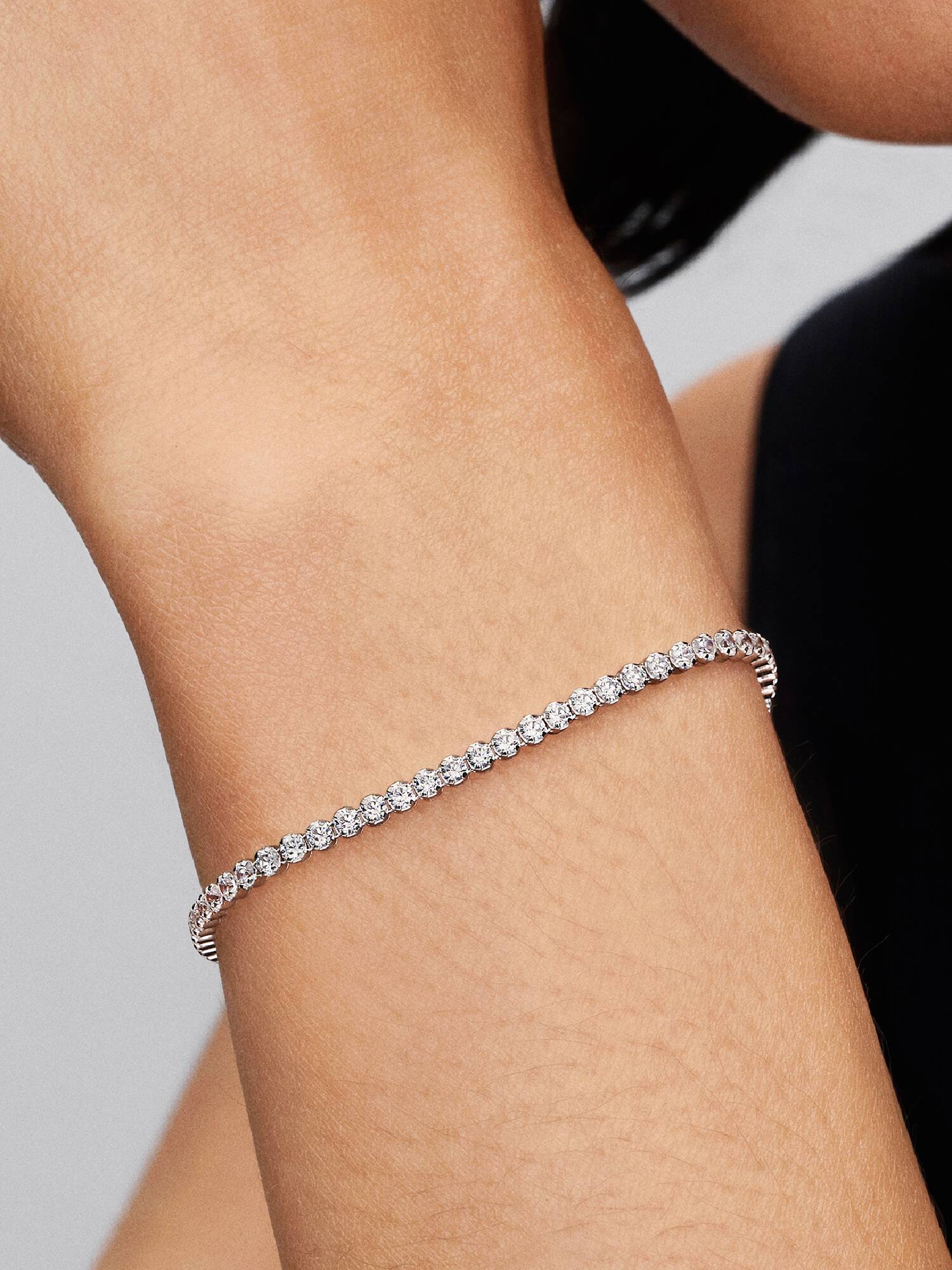 Brazalete de tenis brillante