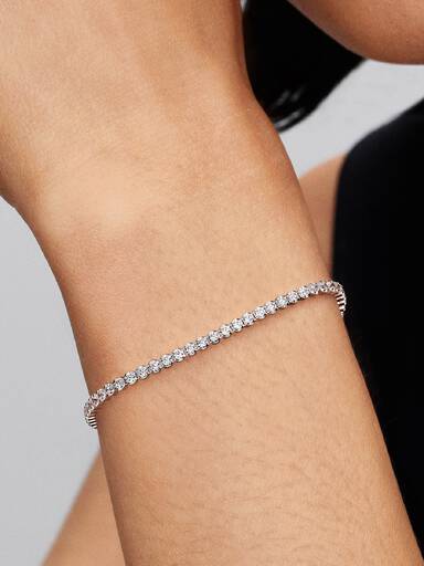 Brazalete de tenis brillante
