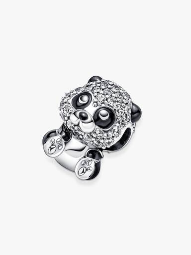 Charm Panda tierno reluciente