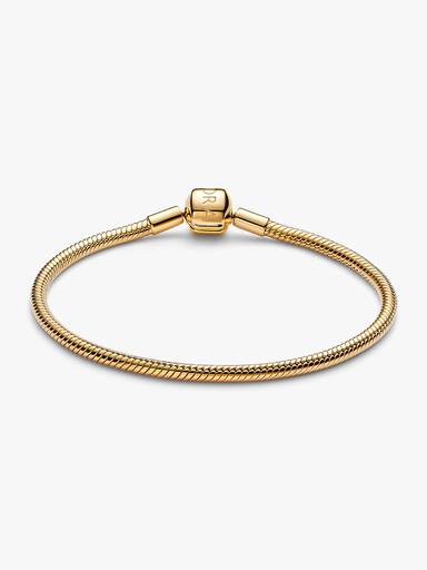 Brazalete cadena de serpiente con broche de barril