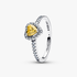 Anillo corazón elevado reluciente Anillo corazón elevado reluciente