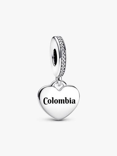 Charm Colgante Corazón Colombia