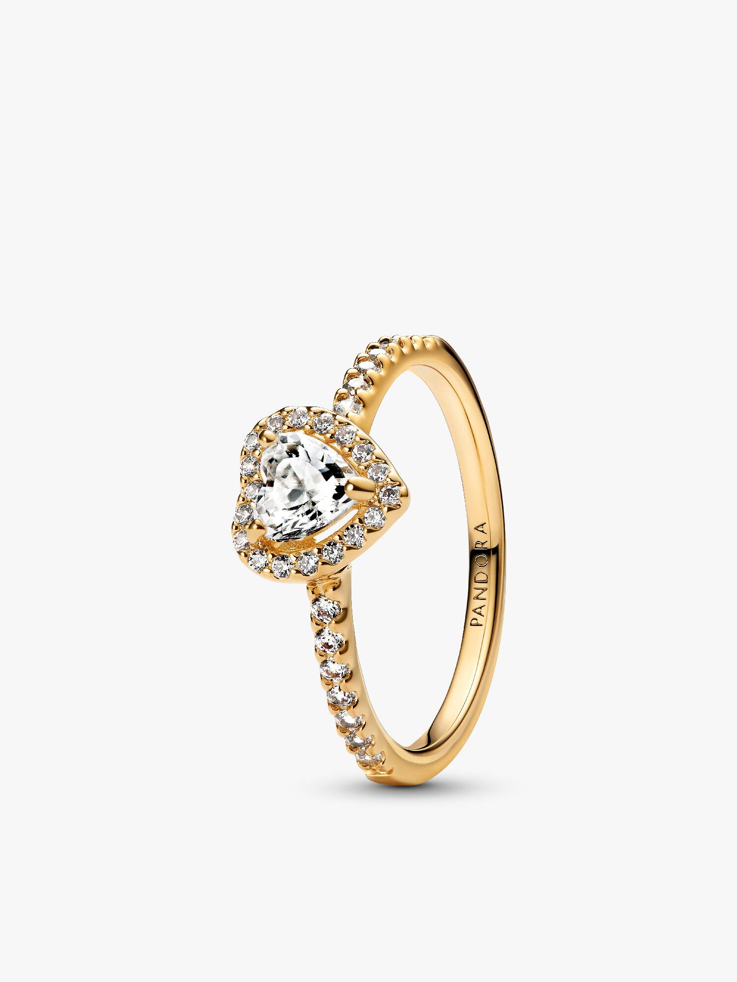Anillo Corazón elevado