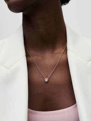 Collar collier Corazón reluciente