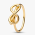 Anillo Nudo Infinito Dorado Anillo Nudo Infinito Dorado