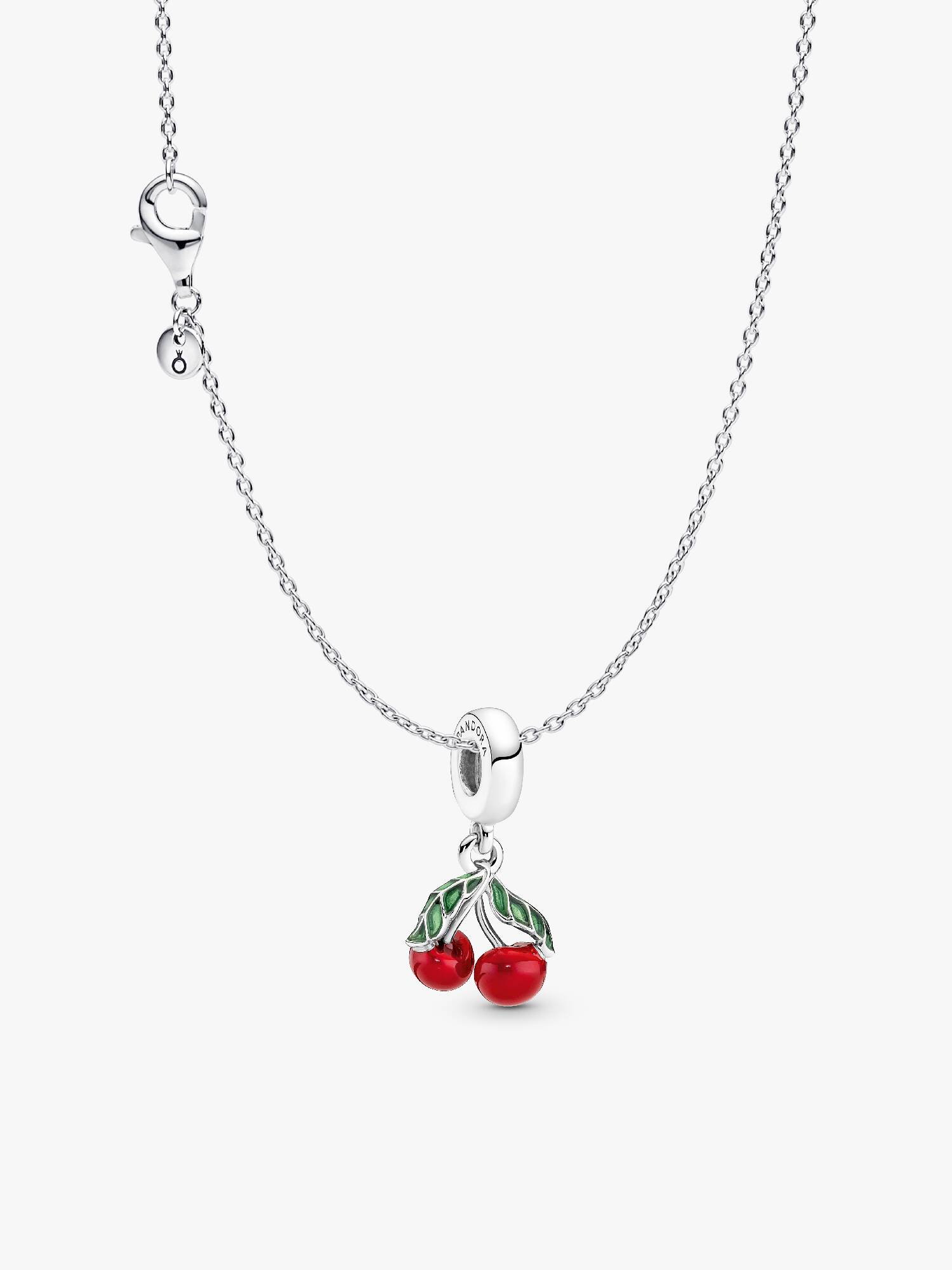 Set de Collar y Charm de Cereza de Megan