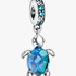 Charm colgante Tortuga de mar de cristal Murano Charm colgante Tortuga de mar de cristal Murano
