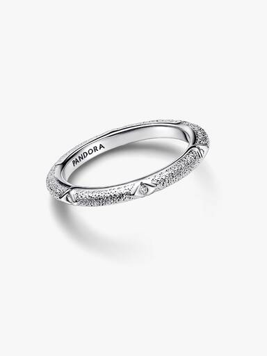 Anillo Textura y Gemas