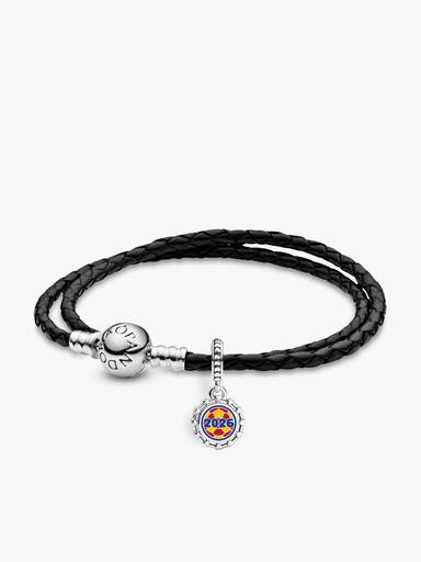 Set Pulsera de Cuero y Charm Colgante Colombia 2026