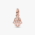 Charm colgante Mano Hamsa protectora Charm colgante Mano Hamsa protectora