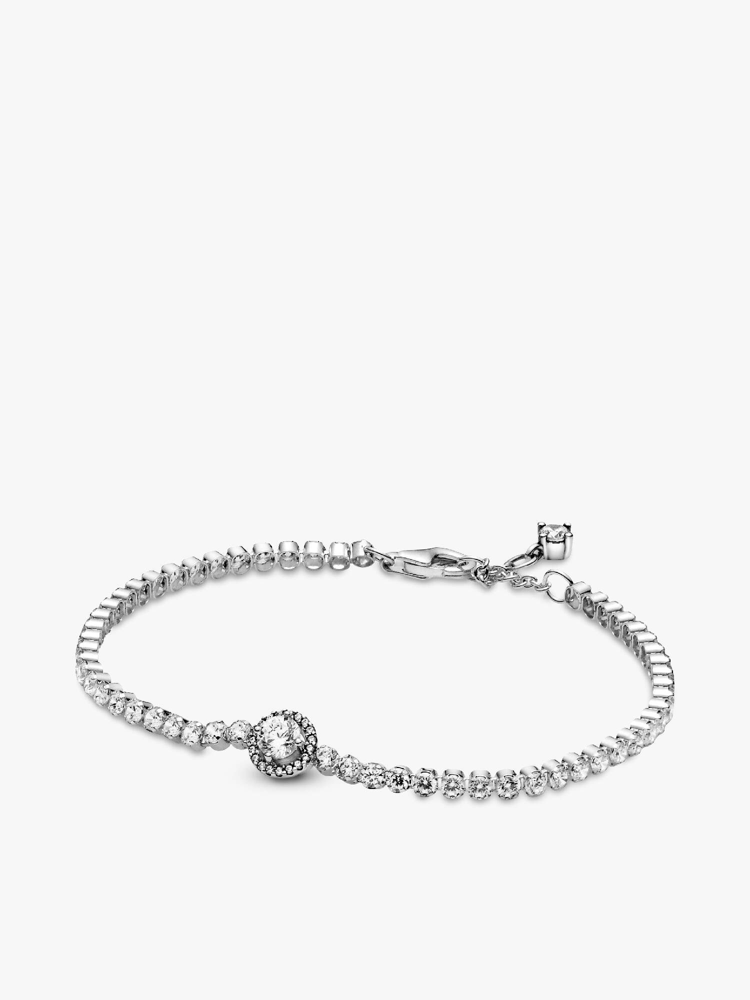 Brazalete de tenis Halo reluciente