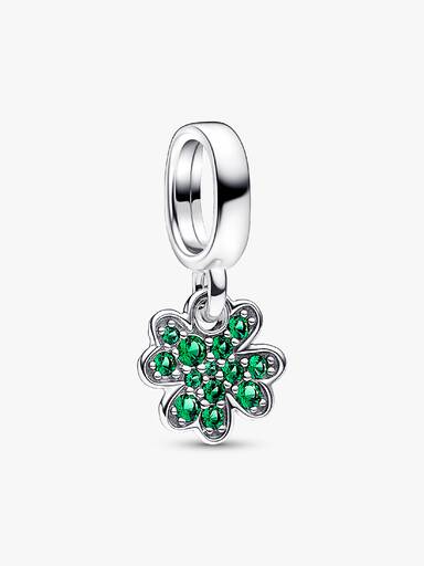 Charm colgante Trébol de cuatro hojas