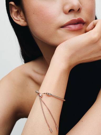 Brazalete Deslizante Cadena con Tachuelas