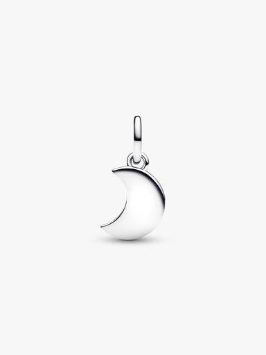 Charm colgante doble Luna creciente
