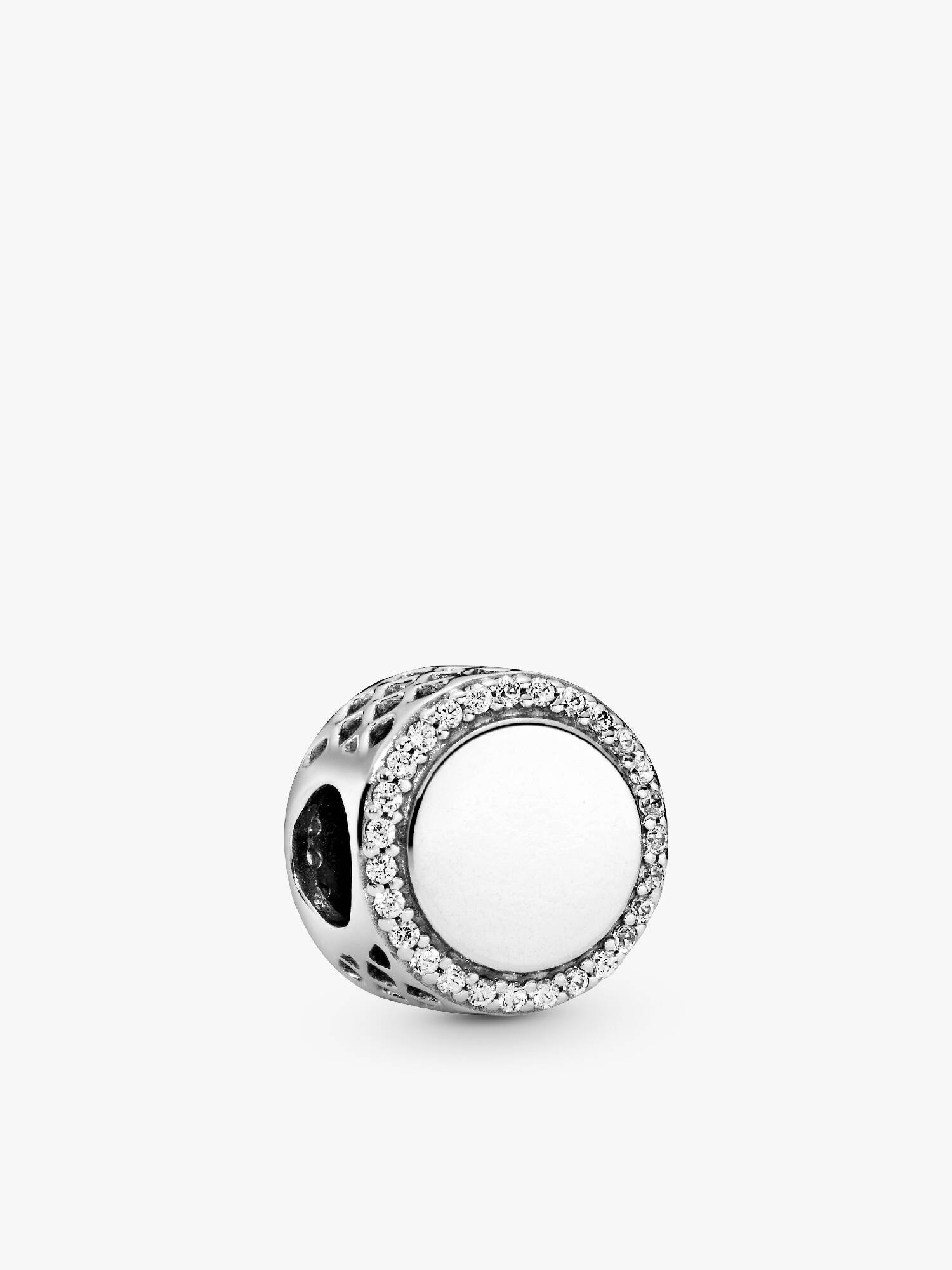 Charm Redondo Plateado