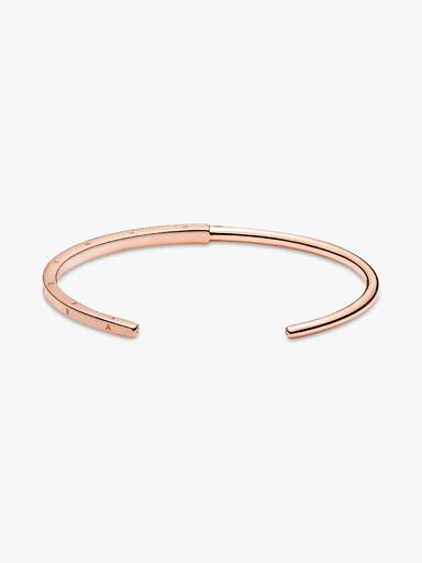 Brazalete rígido abierto I-D Pandora Signature