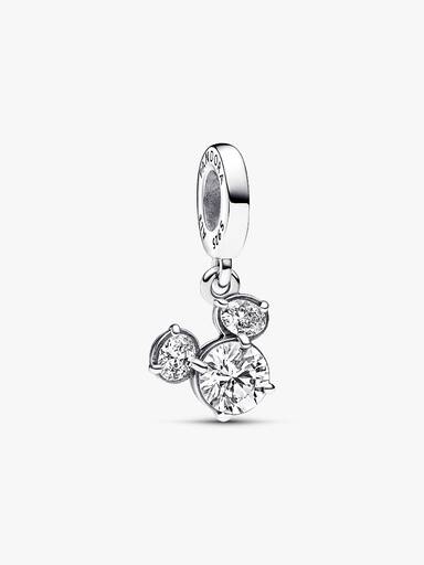 Charm Colgante Silueta Cabeza Brillante de Mickey Mouse de Disney