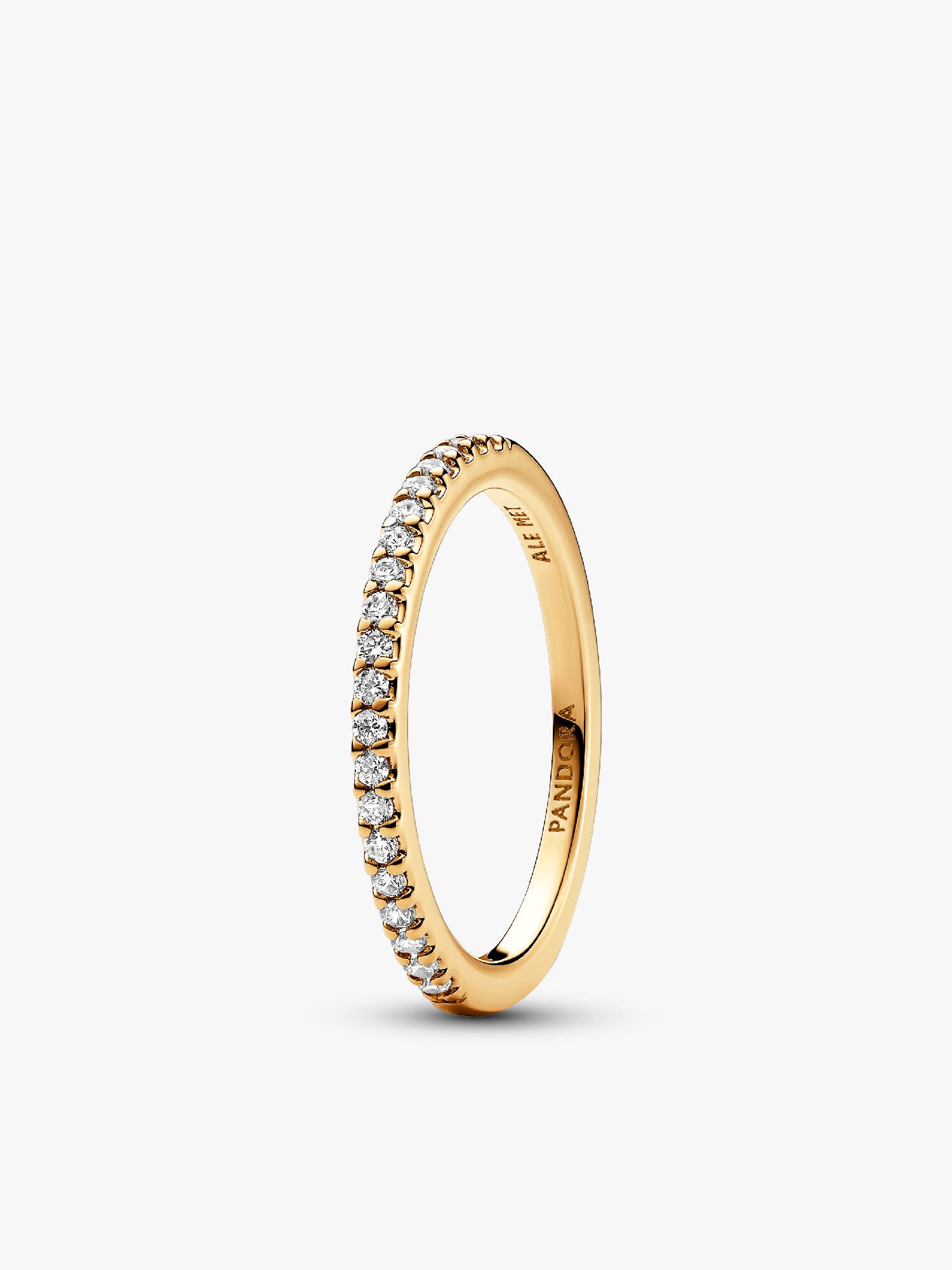 Anillo banda brillante