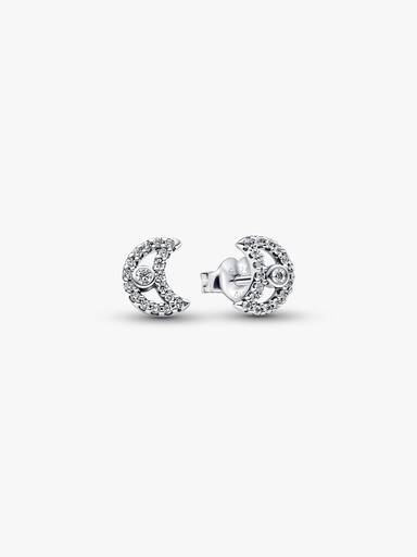 Aretes de botón Moño reluciente
