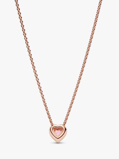 Collar Corazón Rosa