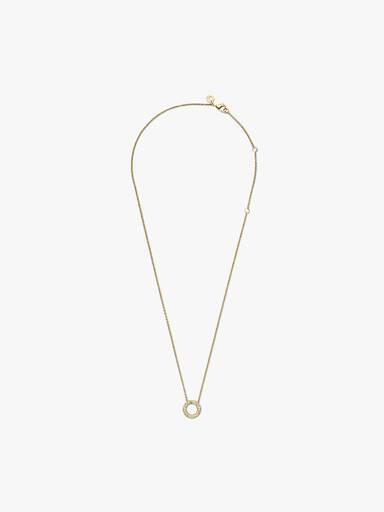 Collar collier Círculo de pavé con logotipo Pandora