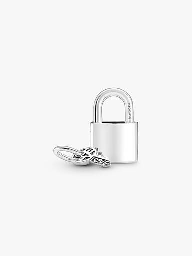 Charm colgante Candado y llave